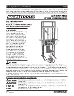 OEM Tools 24860 Operating Instructions And Parts Manual preview