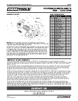 Preview for 4 page of OEM Tools 24878 Operating Instructions And Parts Manual