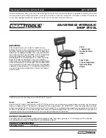 OEM Tools 24911 Operating Instructions And Parts Manual preview