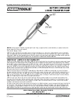 Preview for 4 page of OEM Tools 25712 Operating Instructions And Parts Manual