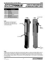 Preview for 3 page of OEM Tools 25980 Operating Instructions