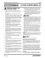 Preview for 2 page of OEM Tools 27066 Operating Instructions And Parts Manual