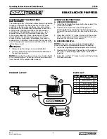 Preview for 3 page of OEM Tools 27090 Operating Instructions And Parts Manual