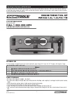 Preview for 1 page of OEM Tools 27400 Operating Instructions And Parts Manual