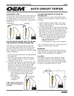 Предварительный просмотр 5 страницы OEM 24366 Operating Instructions And Parts Manual