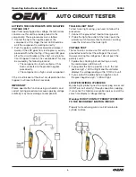 Preview for 6 page of OEM 24366 Operating Instructions And Parts Manual