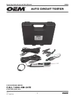 Предварительный просмотр 8 страницы OEM 24366 Operating Instructions And Parts Manual