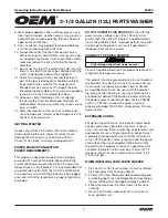 Preview for 2 page of OEM 24800 Operating Instructions And Parts Manual