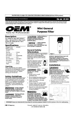 OEM 25833 Operating Instructions & Parts Manual preview