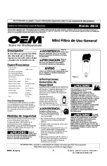 Preview for 5 page of OEM 25833 Operating Instructions & Parts Manual