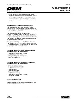 Preview for 7 page of OEM 27167 Operating Instructions And Parts Manual