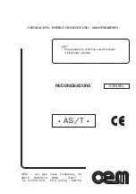 Preview for 23 page of OEM AS/T Operating And Service Manual - Spare Parts