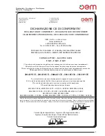 Preview for 3 page of OEM C641 Operating And Service Manual