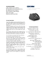 Preview for 10 page of OEM CX12 Operation Manual