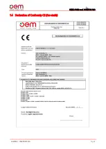 Предварительный просмотр 9 страницы OEM DOMITOR PRO 430 Instructions For Use And Warnings