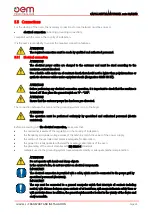 Preview for 49 page of OEM DRAUGHT CAP NEUTRAL 30 Instructions For Use And Warnings