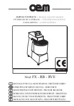 OEM FX101-M Operating And Service Manual preview