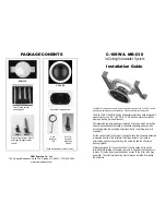 Preview for 1 page of OEM In-Ceiling Subwoofer System C-10SW Installation Manual