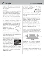 Предварительный просмотр 2 страницы OEM Presence A-505 Installation Manual