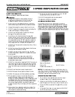 Preview for 3 page of Oemtools 23976 Operating Instructions And Parts Manual