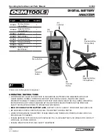 Предварительный просмотр 4 страницы Oemtools 24369 Operating Instructions And Parts Manual