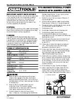 Preview for 4 page of Oemtools 24454 Operating Instructions And Parts Manual