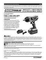 Oemtools 24481 Operating Instructions And Parts Manual preview