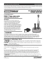 Oemtools 24493 Operating Instructions And Parts Manual preview