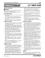 Preview for 2 page of Oemtools 24497 Operating Instructions Manual