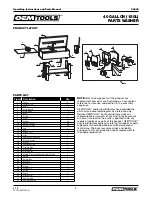 Предварительный просмотр 5 страницы Oemtools 24803 Operating Instructions And Parts Manual