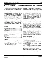 Preview for 2 page of Oemtools 24815 Operating Instructions And Parts Manual