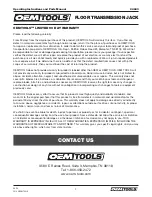 Preview for 7 page of Oemtools 24843 Operating Instructions And Parts Manual