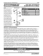 Предварительный просмотр 4 страницы Oemtools 24847 Operating Instructions And Parts Manual