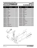 Предварительный просмотр 6 страницы Oemtools 24855 Operating Instructions And Parts Manual