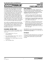 Preview for 7 page of Oemtools 24855 Operating Instructions And Parts Manual