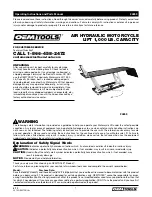 Preview for 1 page of Oemtools 24859 Operating Instructions And Parts Manual