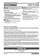 Preview for 4 page of Oemtools 24861 Operating Instructions And Parts Manual