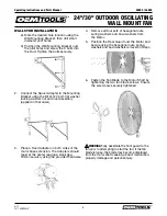 Preview for 4 page of Oemtools 24893 Operating Instructions And Parts Manual