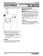 Preview for 6 page of Oemtools 24893 Operating Instructions And Parts Manual