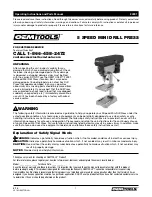 Oemtools 24991 Operating Instructions And Parts Manual preview