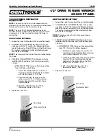 Предварительный просмотр 3 страницы Oemtools 25695 Operating Instructions And Parts Manual