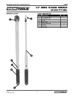 Предварительный просмотр 6 страницы Oemtools 25695 Operating Instructions And Parts Manual