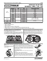 Предварительный просмотр 4 страницы Oemtools 27407 Operating Instructions And Parts Manual