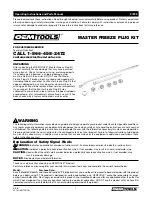 Oemtools 37208 Operating Instructions And Parts Manual preview