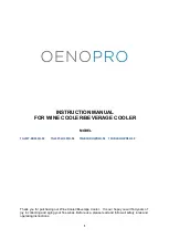 OENOPRO TFGBLK-LHWDSH-SZ Instruction Manual preview