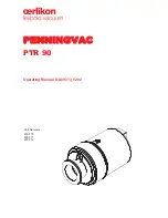 Предварительный просмотр 1 страницы Oerlikon Leybold Vacuum PENNINGVAC PTR 90 Operating Manual