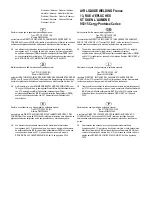 Preview for 100 page of Oerlikon AIR LIQUIDE CITOTIG 200 DC Safety Instructions For Operation And Maintenance