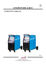 Предварительный просмотр 3 страницы Oerlikon CITOSTEP 255C Operator'S Manual