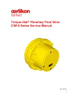 Oerlikon Torque-Hub CW18 Series Service Manual preview
