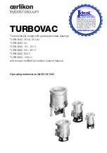 Preview for 1 page of Oerlikon TURBOVAC series Operating Instructions Manual